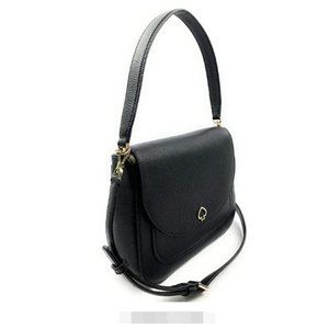 Soft Pebble Leather Medium flip shoulder bag